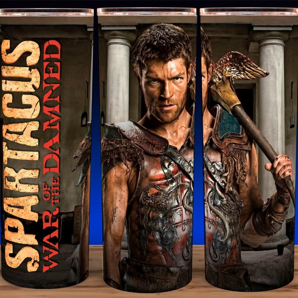 Spartacus War of the Damned Action Cup Mug Tumbler 20oz
